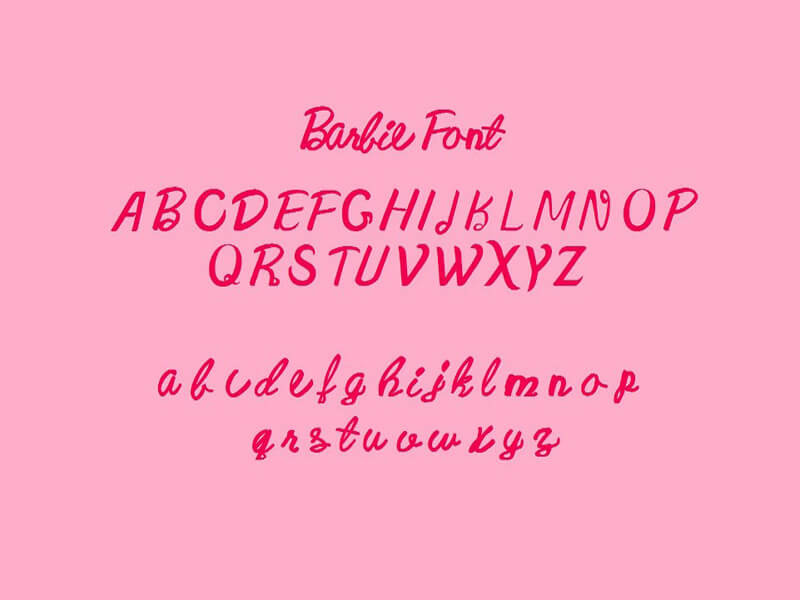 Barbie Font Download For Mac